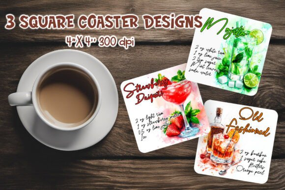 Crafting a Vibe: Using Alcohol Drink Coaster Sublimation PNG