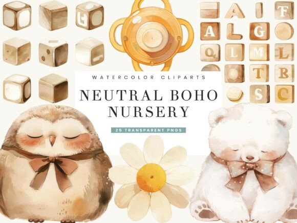 Watercolor Neutral Boho Nursery: A Designer's Guide to Soft, Organic Charm